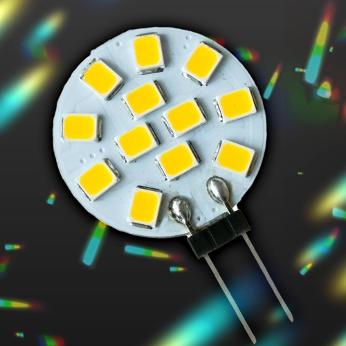 $ ŻARÓWKA G4 LED SMD WW 2W 12V 200lm 3Y DISK FF